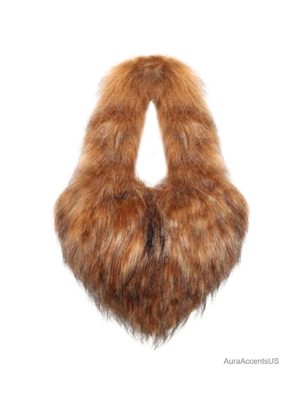 Faux Fur Heart Shaped Plush Shoulder Bag Soft Strap Women